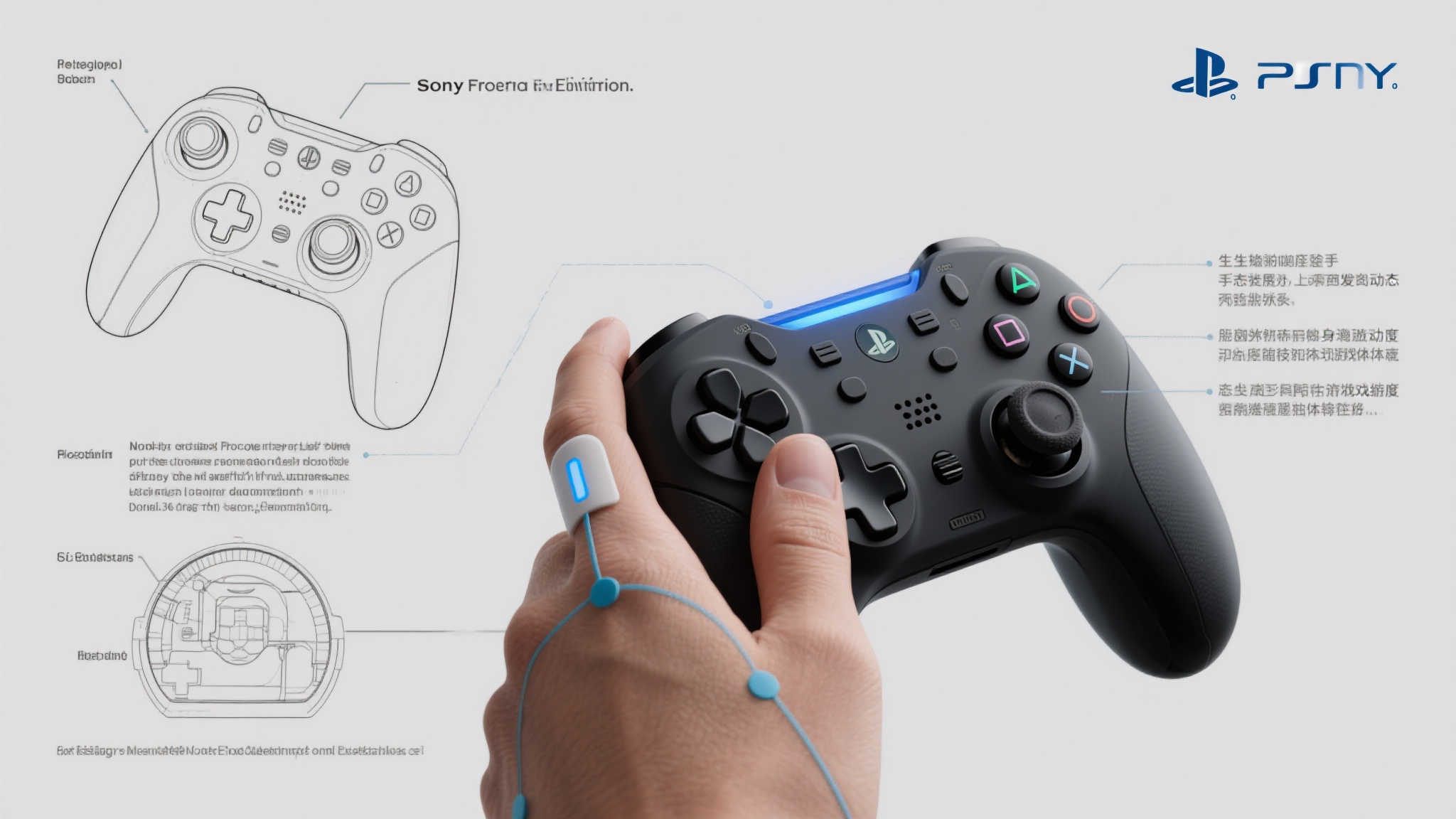 PS全新手柄专利曝光：生物感应技术动态调整游戏难度